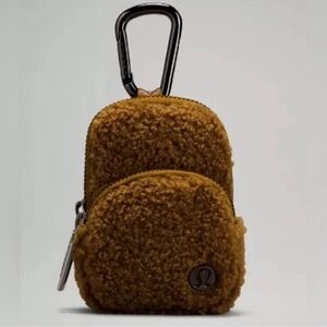Lululemon Nano Clip-On Backpack *Fleece in Burnt Caramel